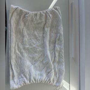 White mesh Tube top